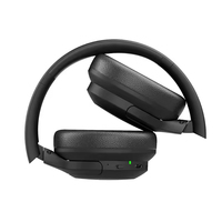 Casque de jeu sans fil supra-auriculaire avec ANC, contrôle tactile, faible latence, indicateur de batterie LED - Casque stéréo portable pour iOS et Android