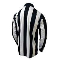 Maillot d'arbitre de football personnalisé à manches longues, uniformes rayés noir et blanc, chemise d'arbitre de football pour hommes et femmes avec drapeau américain