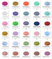 Cuentas de Silicona de Grado Alimenticio, No Tóxicas, de 23 mm, Color Sólido Personalizado, Forma Ovalada Plana, Coloridas, Certificadas por la CE, para la Fabricación de Joyería y Artículos para Bebés