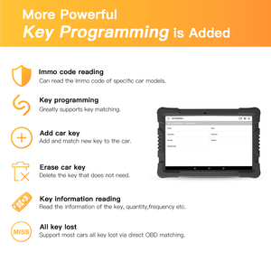Outil de diagnostic automobile OEM Humzor 9,6 pouces Nexzdaspro 366, outil de diagnostic OBD2 avec fonction de réinitialisation pour airbag. - Product Image 5