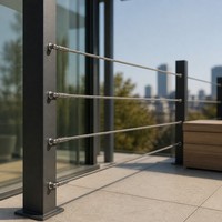 Câble en acier inoxydable 316 pour le soutien des cultures en serre et les systèmes de tension de treillis