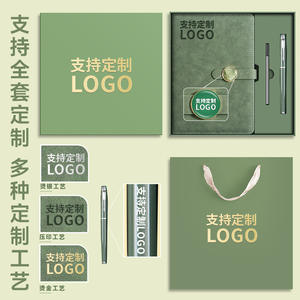 Customized Pu Leather Notebook Business Gift Set Wireless Perfect Binding Personalization Digital Printing 80G Daolin Paper - Product Image 5