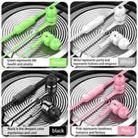 Écouteurs filaires avec microphone Casque HiFi Stereo Powerful Bass Jack 3.5mm
