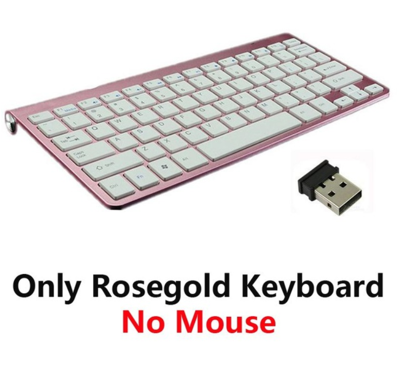 Clavier en or rose