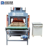Presse à briques en argile hydraulique entièrement automatique DF7-10, machine à fabriquer des blocs emboîtables, haute efficacité pour la construction au Nigeria