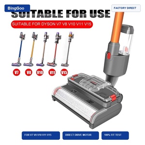 Brosses de nettoyage humides et sèches Biggoo pour Dyson V7 <span class=keywords><strong>V8</strong></span> V10 V11 – Têtes de <span class=keywords><strong>balai</strong></span> électrique en plastique écologique pour le nettoyage des réservoirs d'eaux usées - Product Image 1