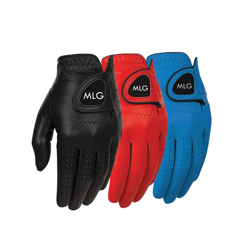 High Quality Custom Logo Sheep Skin Cabretta Leather Wholesale Golf Gloves