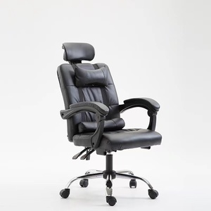 Poltrone Direzionali Girevoli con Schienale Alto al Miglior Prezzo, Sedie da Ufficio Ergonomiche di Lusso in Pelle - Product Image 1