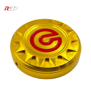 Tapa <span class=keywords><strong>de</strong></span> Tanque <span class=keywords><strong>de</strong></span> Combustible para Motocicleta, <span class=keywords><strong>de</strong></span> Aluminio Billet Mecanizado CNC, Anodizada, Colorida, Decorativa, Universal, para Reequipamiento/Actualización - Product Image 4