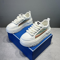 Sepatu Olahraga Pria ML021 Musim Panas, Bernapas, Model Rendah, Sol Tebal, Sepatu Santai Pelajar, Gaya Sederhana Sehari-hari, Sepatu Segar