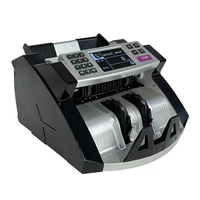 Nouvelle machine à compter les billets avec batterie de type 4000 mA, compteur de billets rechargeable à batterie Li-ion, compteur d'argent DC utilisant une batterie