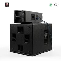 Système de sonorisation de scène Lasesound Dual 12 pouces, enceinte passive Line Array, haut-parleur de compression LF 4 pouces, 143 dB, pour performances live