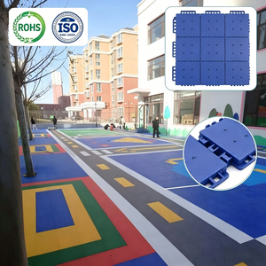 Revêtement de sol suspendu résistant aux intempéries et aux UV, dalles de sol en plastique durables pour terrains de sport extérieurs - Product Image 1