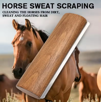 Outil de toilettage pour chevaux et chiens/chats de luxe, grattoir à sueur pour chevaux, brosse qui élimine en douceur les poils courts et longs, la fourrure et la saleté