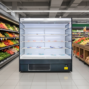 Congelatore Verticale Commerciale a Tre Porte per Supermercati, Efficiente dal Punto di Vista Energetico, con Temperatura Regolabile, per Frutta, Verdura, Bevande e Dolci - Product Image 1