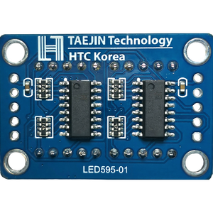 74HC595 2 หลัก 7 เซกเมนต์จอแสดงผล LED โมดูลสีแดงชิฟต์รีจิสเตอร์ SPI บอร์ดไดรเวอร์แบบอนุกรม LED595-01 สำหรับอาร์ดูโน่ - Product Image 4