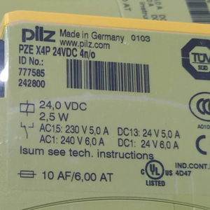 รีเลย์นิรภัย Pilz Pze X4 10 แอมป์ 250 โวลต์ AC แบบอิเล็กโทรเมคานิคอล 2 ช่องสัญญาณ - Product Image 2