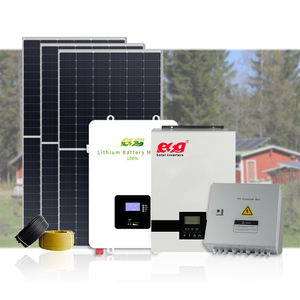 Esg 5KW lai hoàn chỉnh off-lưới nhà năng lượng mặt trời hệ thống điện Kit Lithium Ion pin dự phòng biến tần MPPT cho nhà sử dụng ngoài trời - Product Image 2