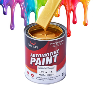 1K perla dorata (fase verde) vernice Spray in resina acrilica per rivestimento in plastica per Auto WILLIS modello di marca 199A OEM rivestimento Auto - Product Image 2