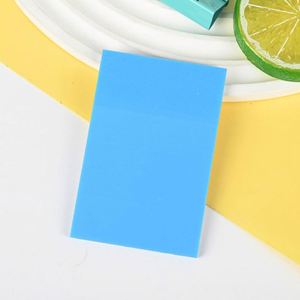 50 Sheets Assorted Neon Color Self-Adhesive Sticky Notes Bright Multicolor <b>Memo</b> <b>Pads</b> Office School Daily Note-taking - Product Image 2