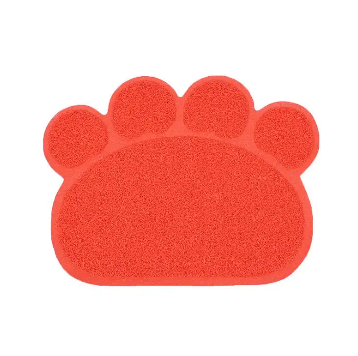 Pvc Cat Litter Mat Best Selling Stocked Eco-friendly Colorful Nonslip Waterproof Pet Beds & Accessories for Cats 40*30cm 10 Pcs
