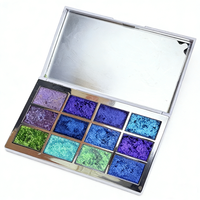 Palette de fards à paupières métalliques multi-chromes Super Chameleon OEM/ODM - Logo personnalisé, pigment pressé, végétalien, usine GMP