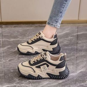 Women's Resilience Fashion PU <strong>Sneakers</strong> New Soft <strong>Soled</strong> Non slip Wide Footed <strong>Fat</strong> Factory Direct Walking Style Casual Shoes - Product Image 4