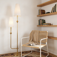 Lampe sur pied de style Wabi-Sabi français personnalisée, lampe de table haut de gamme pour salon, luminaires pour canapé