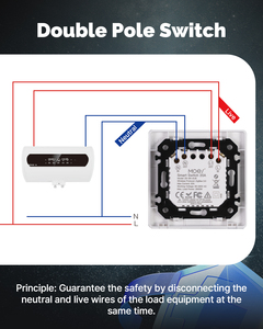 MOES Tuya 20A ZigBee akıllı isıtıcı AC anahtarı yüksek yük elektrik monitör çift kutuplu App uzaktan kumanda desteği Alexa - Product Image 4