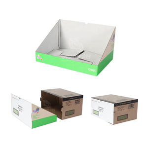 Étagère de comptoir en carton promotionnel personnalisé stratification brillante emballage prêt à déchirer présentation de boîte de papier pour appareil photo pour le consommateur - Product Image 1