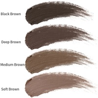 Stylo à sourcils personnalisé, colle, baume, yeux, sourcils, Kits avec Logo, crayon, peigne, brosse, pochoir, Gel, étiquette privée, imperméable, ensemble de sourcils végétaliens