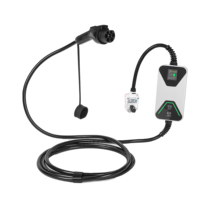 Estación de Carga Portátil para Vehículos Eléctricos GBT de 3.6kW CA, Enchufe de Carga Rápida, Corriente Ajustable de 6-16A, con WiFi, Entrada de 220V