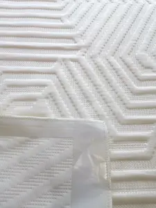 Knitted Jacquard Mattress Fabric For Home Textiles Medium Gram Weight Breathable Stripe Stretch Fabric Hometextile OEM ODM Weft
