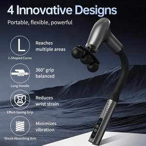 <span class=keywords><strong>Pistola</strong></span> de <span class=keywords><strong>Masaje</strong></span> de Venta Caliente en <span class=keywords><strong>Amazon</strong></span> con Mango Extensible, Masajeador <span class=keywords><strong>Muscular</strong></span> de Espalda con Cabezal Múltiple, Masajeador Manual - Product Image 5