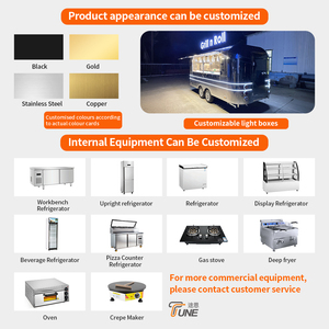 รถพ่วงครัวเคลื่อนที่ขนาด 12 ฟุต พร้อมโครงสร้างและอุปกรณ์ - Product Image 4