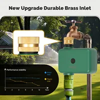 MOES Tuya Smart - Temporizador de Riego Inteligente de 1 Salida con Válvula, Controlador Programable Automático, Retraso por Lluvia, Filtro, Control por App