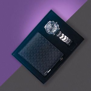 Exquisito Set de Regalo para Hombre: Cartera y Reloj, Regalo para el Día del Padre, San Valentín o para Compañeros de Negocios, para Eventos Especiales - Product Image 5