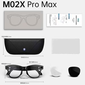 แว่นตาอัจฉริยะ M02X Pro Max AI กล้อง 13MP บันทึกวิดีโออัจฉริยะ สำหรับการถ่ายวิดีโอมุมมองบุคคลที่หนึ่งแบบสมจริง - Product Image 2