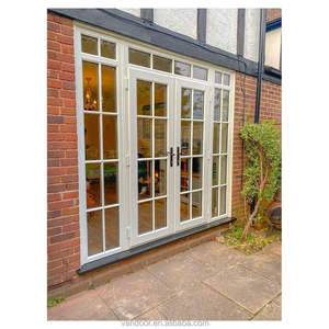 Porte battante en <span class=keywords><strong>PVC</strong></span> isolée thermiquement avec vitrage, pour entrée, intérieur/extérieur, style minimaliste, villa, salle <span class=keywords><strong>de</strong></span> bain, cuisine, maison moderne - Product Image 2