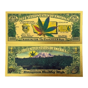 2026 Nice America sun hemp bankbiljetten in 24K verguld goud voor verzameling - Product Image 5