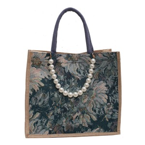 Women's High Quality Fashion Casual Square Flower Underarm Shoulder <b>Bag</b> Wholesale <b>Canvas</b> Customized Foldable Handbag - Product Image 1