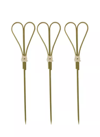 Bamboe Decoratief Fruit-En Dessertsticks Met Hartontwerp