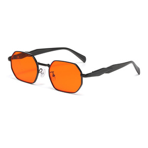 Jamie 862 <b>Small</b> <b>Frame</b> <b>Sunglasses</b> Metal Gold <b>Frame</b> UV400 Protection Unisex Style - Product Image 2