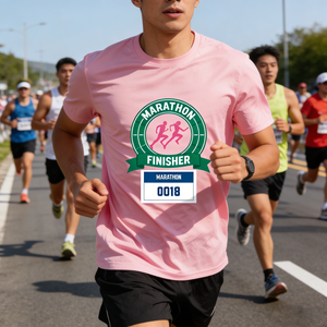 Camisetas de Maratón Personalizadas al por Mayor para Hombre y Mujer, Uniformes de Carrera con Logotipo Personalizado e Impresión de Etiquetas de Talla - Product Image 2