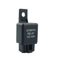 Relais automobile 12V 40A 4 broches à couvercle lisse normalement ouvert pour dispositif de contrôle électronique de climatisation de voiture