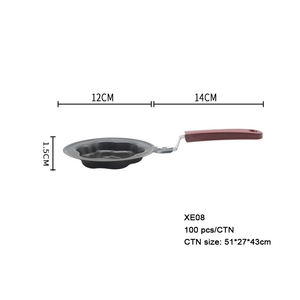 Poêle à frire antiadhésive en fonte mini pour une seule œuflette, durable et portable, pour petit-déjeuner, cuisson de steaks et rôtis, idéale pour la maison et la cuisine. - Product Image 2