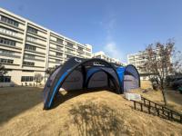 Tente dôme gonflable étanche, gazebo gonflable hermétique pour événements sportifs en plein air et courses automobiles