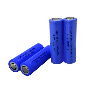 High quality digital products Medical equipment 3.7V 1000mAh 14500 rechargeable lithium-ion battery