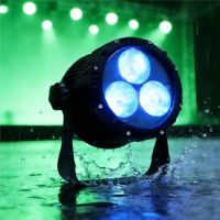 Avastron Éclairage Professionnel 3x20W LED Par Light RGBW IP65 Étanche DMX512 CRI90 3200-6500K Lumières de Scène Extérieures pour Fêtes et Clubs