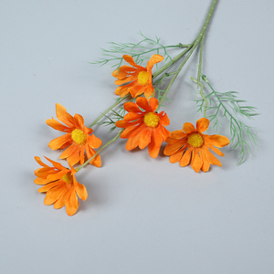 Impresionante arreglo de flores hecho a mano de alta calidad, seda, rosa fuerte, Naranja, Rosa, decoración de flores para decoración de fondo de pared de boda - Product Image 6